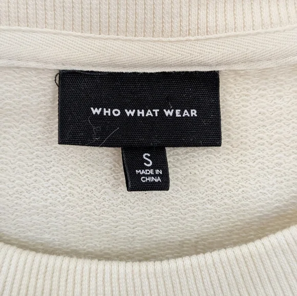 Who What Wear Cream Knit Sweater - Picture 2 of 2